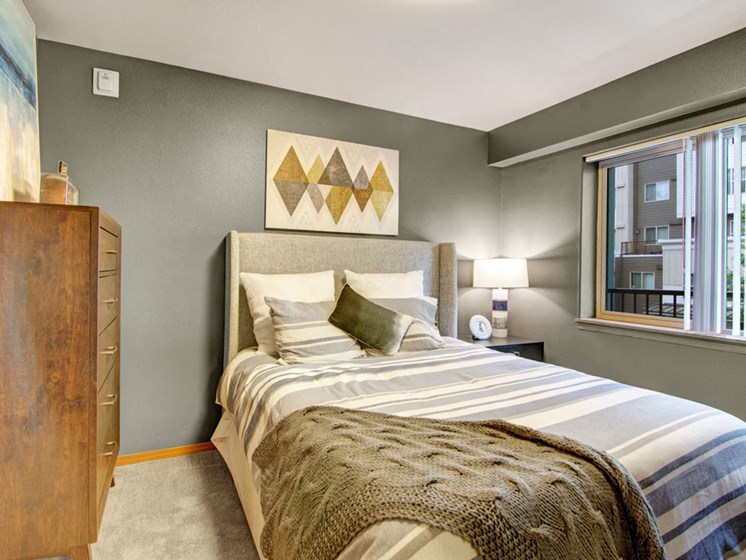 Model Bedroom | Apartments For Rent in Shoreline WA | Echo Lake